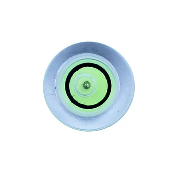 100ks HACCURY Super Mini vodováhy Bublina Kruhová libela guľôčky veľkosti 8*5,5 mm Biela Zelená Farba