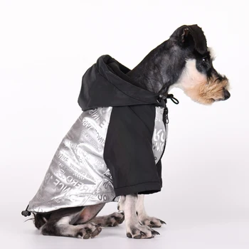 Teplé Oblečenie Pre Psy, List Kabát Zimný Pet Bunda S Kapucňou, Nepremokavé Tkaniny Tkaniny, Oblečenie, Francúzsky Buldog Big Dog Srsť Chihuahua Kostým