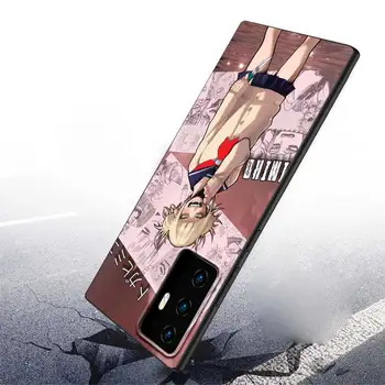 Cartoon no toga Himiko Dievča Telefón puzdro Pre Samsung Galaxy S20 FE S21 Ultra 5G S8 S9 S10 Plus S10e S7 Okraji Black Soft TPU Kryt