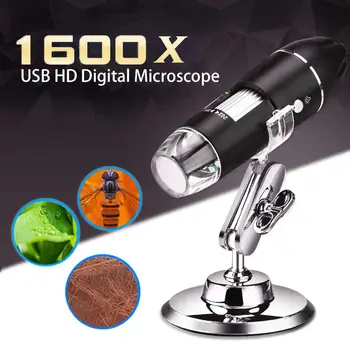 1600X Digitálny Mikroskop Fotoaparát 3in1 Typ-C, USB Prenosné Elektronické Mikroskopom Na Spájkovanie LED Lupa Pre Mobilný Telefón Opravy