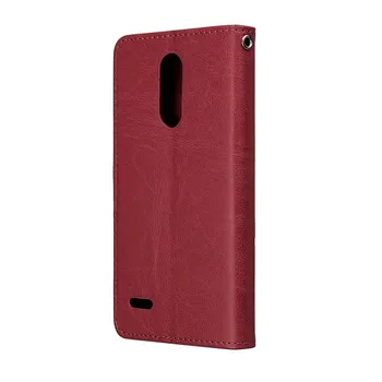 Kožené Flip Peňaženky Prípade pre LG K10 K8 K9 K10 K11+ Plus 2018 puzdro Luxusný Mobilný Telefón Tašky Magnetický Stojan Kartu Majiteľa