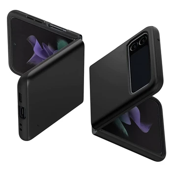 Matný & Jasný Prípad Pre Samsung Galaxy Z Flip 3 5G Transparentné Pevný Ochranný Kryt Plášťa Pre Galaxy Z Flip3 2021 Capa Nárazníka