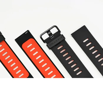Silikónové Mäkké Popruhu pre Xiao Huami Amazfit His BIT Lite Tempo Smart Hodinky Nositeľné Zápästia Amazfit Watchband 22 mm Popruh