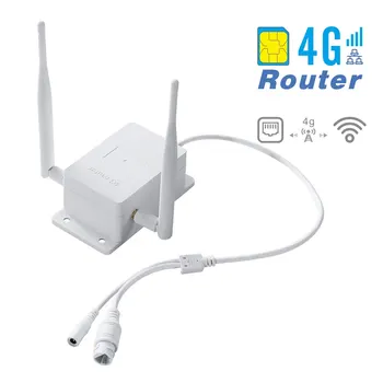 Wireless CPE 4G WiFi Router 150Mbps CAT4 2 Externé Antény WiFi Modem S RJ45 Port A Slot Karty Sim WiFi Signálu Zosilňovač