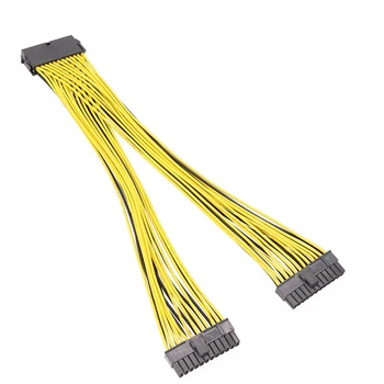 24 pin Splitter Napájací Kábel pre Dual ATX základná Doska 24Pin ATX PSU Y Kábel Adaptéra