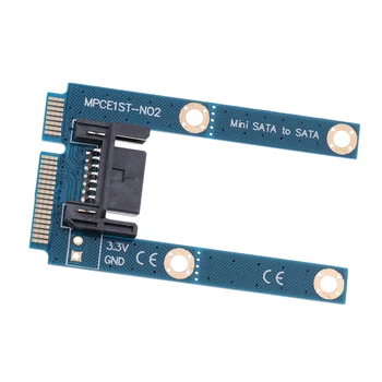 MSATA SSD na SATA Pevný Disk Adaptér Doska Plnej výšky Stúpačky Karty Konvertor