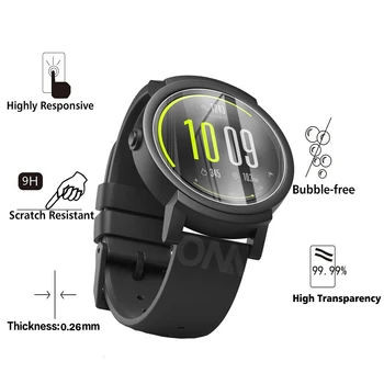 5 ks 9H Premium Tvrdeného Skla Pre Ticwatch E E2 Smartwatch Screen Protector Film Príslušenstvo pre Tic sledovať E E2