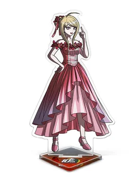 Anime Danganronpa V3: Zabíjanie Harmóniu 10. Výročie Formálne Šaty Akrylový Stojan Obrázok Modelu Hračka Kokichi Oma Saihara Shuichi