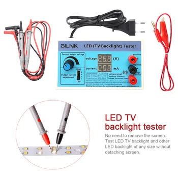 Výstup 0-300V Lampa Perličiek S Meter Pero merací Nástroj Vysoký Jas LCD Digitálny Displej LED TV Podsvietenie Tester Zistiť Domov