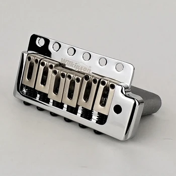 Wilkinson WOV09 Chrome Silver Elektrická Gitara Pevné 6 Skrutiek ST Tremolo napríklad vibrato Most