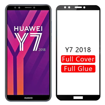 Prípad pre huawei y7 2018 kryt kalené sklo screen protector na y 7 7y predseda pro y7prime y72018 ochranné telefón coque taška 5.99