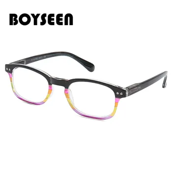 BOYSEEN módne okuliare na čítanie Ultra ľahké a pohodlné Prenosné okuliare Vision Okuliare Lupa Zväčšovacie Okuliare 201896