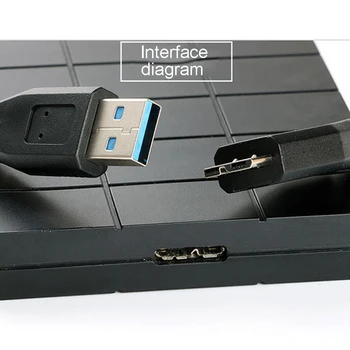 Plug And Play USB 3.0 Pevného Disku, Dátový Kábel usb Konektora Mobilného Telefónu Office Externé Super Rýchlosť Domov pre Seagate pre Toshiba