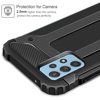 Screen Protector & obal pre Samsung A32 A52 A72 Shockproof Kryt Galaxy 52 4G 5G Silikónový Nárazník neo PC Späť Prípadoch Xcover 72