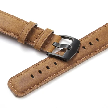 Easyfit Popruh Na Realme hodinky S Pro Crazy Horse Kožený pás Na Realme sledovať Pás Smart hodinky Watchband Náramok Accerssories