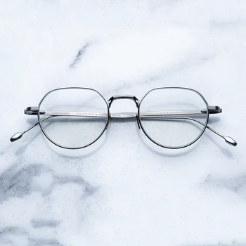Originálne Okuliare, Rám Titánové Okuliare dioptrické Ženy Krátkozrakosť Okuliare Rámy pre mužov Vintage Japonsko Dizajnér Značky Okuliare
