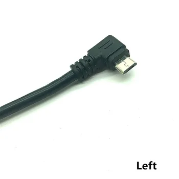Podrobnosti o Micro USB 90 Stupňov Vľavo a Vpravo Šikmého OTG Štandardu B Typ Tlačiarne, Skenera Pevného Disku 0,3 m 30 cm