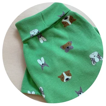 Oblečenie pre psy, zelená teľa vzor psa súcitný psa pyžamo vhodné pre veľký pes šteňa mačka tričko