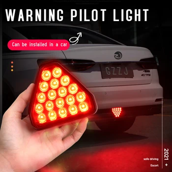 12v LED Svetlá Automatické Brzdy zadné Svetlo Červená Vratný Stop Flash Hmly Výstražné Lampy Proti kolízii Auto Žiarovky Univerzálny Auto Produkty