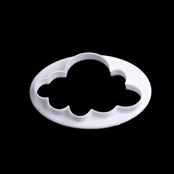 5 KS/Set Cloud Tvar Cookie Formy Zákazku 3D Vytlačené Fondant Cookie Cutter Biscuit Formy Na Tortu Zdobenie Nástroje 2021 Nové