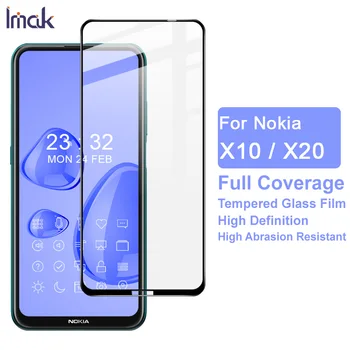 Pre Nokia X10, X20 Tvrdeného Skla Chrániť Film IMAK Pro Zrkadlo Plné Pokrytie Celej Lepidlo pre Nokia X10 Sklo
