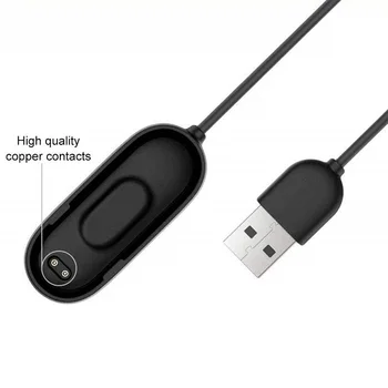 USB Nabíjací Kábel pre Xiao Mi Band 4 Náhradný Kábel, Nabíjací Adaptér Pre Xiao Miband 4 Linky Inteligentný Náramok Príslušenstvo