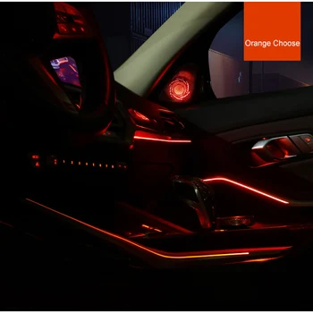 11 Farieb stredovej konzoly Sedlo svetlo Pre BMW Nové 3/4 Série G20 G22 M3 M4 LED dekoratívne osvetlenie v aute Okolitého svetla Prerobit