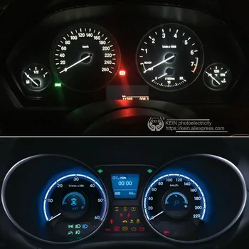 KEIN 1pcs T3 T4.2 T4.7 auto LED Neo Klin Prepínanie Rozhlasových Climate Control Žiarovka Prístrojový Panel Dash Indikátor Ac Panel Svetlá
