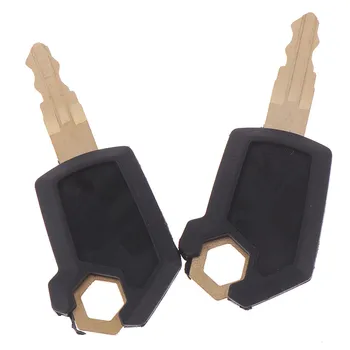 2 KS Kľúč Pre Caterpillar 5P8500 Ťažkých Zariadení Zapaľovanie Loader Dozer Metal & Plastové Black & Gold