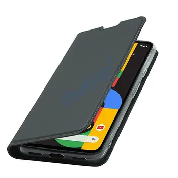 Pre Google Pixel 5A Prípade Magnetické Telefón puzdro Pre Google Pixel 5A Kryt Vysokej Kvality Kože Flip Stojan Prípade Card