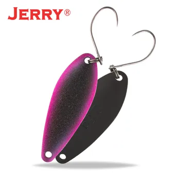 JERRY micro mosadz rybárske lyžice sladkej ťažké nástrahy pstruh basy šťuka lyžice 1,9 g 2,5 g UV farby blinkers kovové spinner návnady