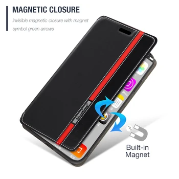 Pre BlackBerry Kúpeľňou Prípade Módne Multicolor Magnetickým Uzáverom Kože Flip puzdro s Držiteľom Karty 5.4 cm