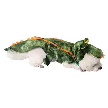 Roztomilé Zvieratko Zimné Psa Halloween Dinosaura Kostým Vodotesný Kabát Zelený Kabát Oblečenie, Sveter Oblečenie Oblečenie