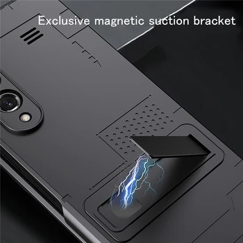Ultra Tenký Pancier obal Pre Samsung Galaxy Z Zložiť 3 Kryt Neviditeľný Magnetický Držiak na Stenu Pevný PC puzdro Pre Galaxy Z Fold 2 5G