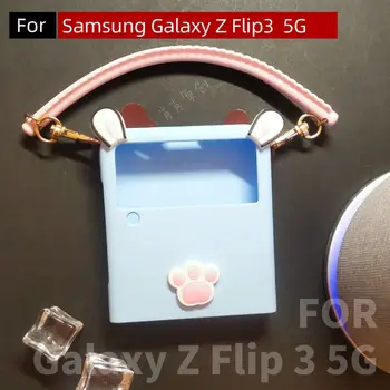 Pre Samsung Galaxy Z Flip3 Prípade,samsung F7110 prípade,Galaxy Z Flip 3 Veci Roztomilý Prípade, Gir
