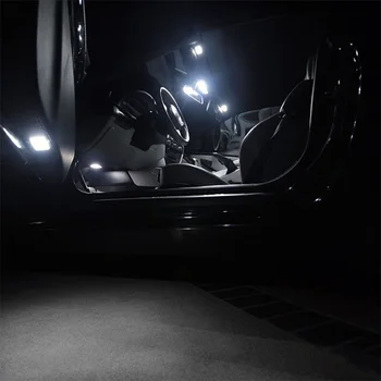 Biela, Canbus bezchybné Auto interiérové LED Mapu Dome batožinového priestoru Žiarovky Držiak Pre BMW 1 Series E81 E87 E82 E88 F20 F21 2003-