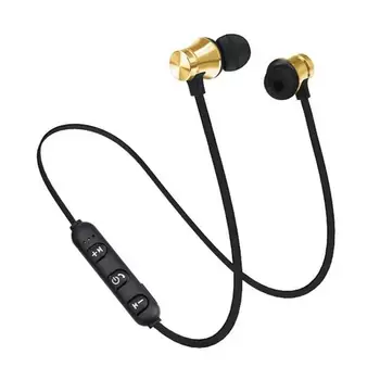 Magnetické Bezdrôtové Slúchadlá Bluetooth Stereo Slúchadlá Športové Nepremokavé Bezdrôtové Slúchadlá in-ear Headset s Mikrofónom