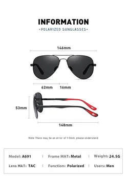 Pánske Polarizované slnečné Okuliare 2021 Módne Kovové Zrkadlo Slnečné Okuliare Photochromic Jazdy Odtiene pre Mužov, Ženy Lúče Značky Dizajnér