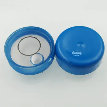 QASE 16*6mm Sklo Kolo Úrovni Bublina Mini Ducha úroveň Vysoká Presnosť Inclinometer Modrá Shell Black Kliešte