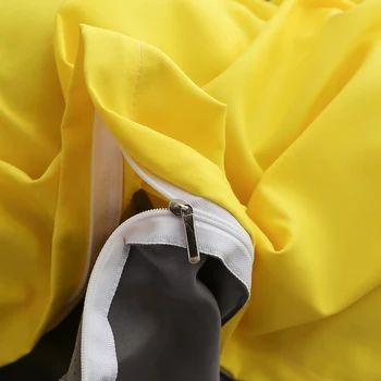 Jednofarebné Posteľná Bielizeň Nastaviť 5 Veľkostí Jednolôžko Dvojlôžko Domácnosti Perinu Žltá Modrá Navy Ružová Posteľ Plechu 4 Ks/Set Textilné