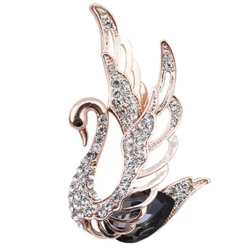 Nádherné Čaro Slečna Swan Brošňa Elegantné High-end Luxusný Zviera Módne Šperky