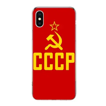 Sovietsky zväz ZSSR Vlajka Telefón Pre Apple Iphone 13 Pro Max 11 12 Mini Prípade X XS XR 8 Plus 7 6 6S SE 2020 5 5S Kryt Plášťa Coque
