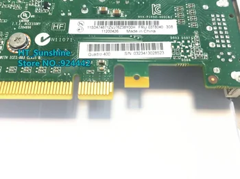 Origiinal nVidia Quadro 400 Q400 PCI-E 16X 512 MB grafická karta 3D Odborné Kreslenie grafické karty s Full high držiak
