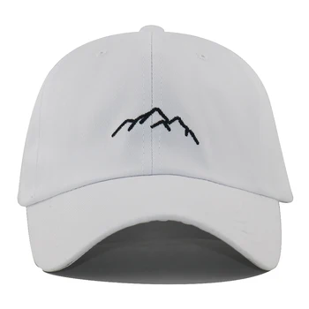 Výšivky Pohorie baseball cap Mens Žien príležitostné športové klobúk pre pešiu turistiku zakrivené módne otec klobúky Kosti Garros