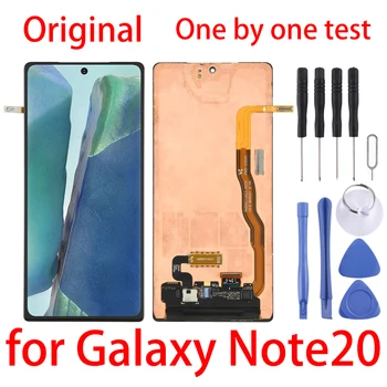 Pôvodný Pre Galaxy Note20 LCD Displej a Digitalizátorom. Úplné Zostavy pre Samsung Galaxy Note20