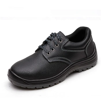 Muži móda pracovník oceľovou špičkou topánky, čiapky krava kožené ochranné topánky vonku bezpečnosti topánky čierne pracovné tenisky zapatos seguridad