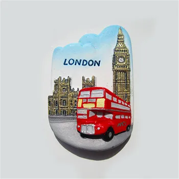 Živicové 3D Chladnička Magnet San Francisco Londýn, Paríž, Japonsko, Grécko Sydney Bali Suvenír Krajiny kuchyňa dekorácie accessoriesgift