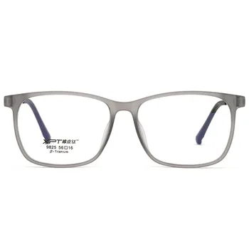 TR90 Titanium Ultralight Glasse Rám Námestie Super Elastické Opticas Mužov Okuliare Anti-blue Ray Krátkozrakosť Predpis BigFace