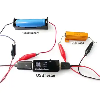 USB krokosvorkami Samec Alebo Samica Na USB Tester Detektor Napätia Meter Ammeter Kapacita Napájania Monitora Čistej Medi
