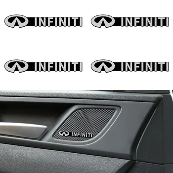Interiéru vozidla Nálepkou Znak Reproduktor, Audio Obtlačok na Infiniti Q45 Q50 Q56 Q60 FX35 G35 G37 M35 QX70 QX60 QX80 Q30 FX37 Dekorácie